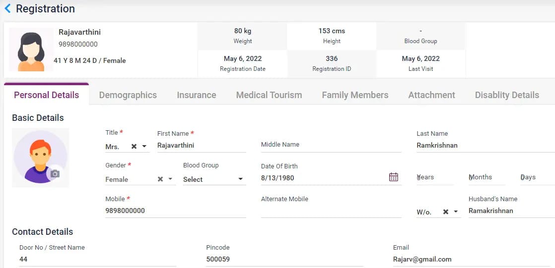 Patient Registration